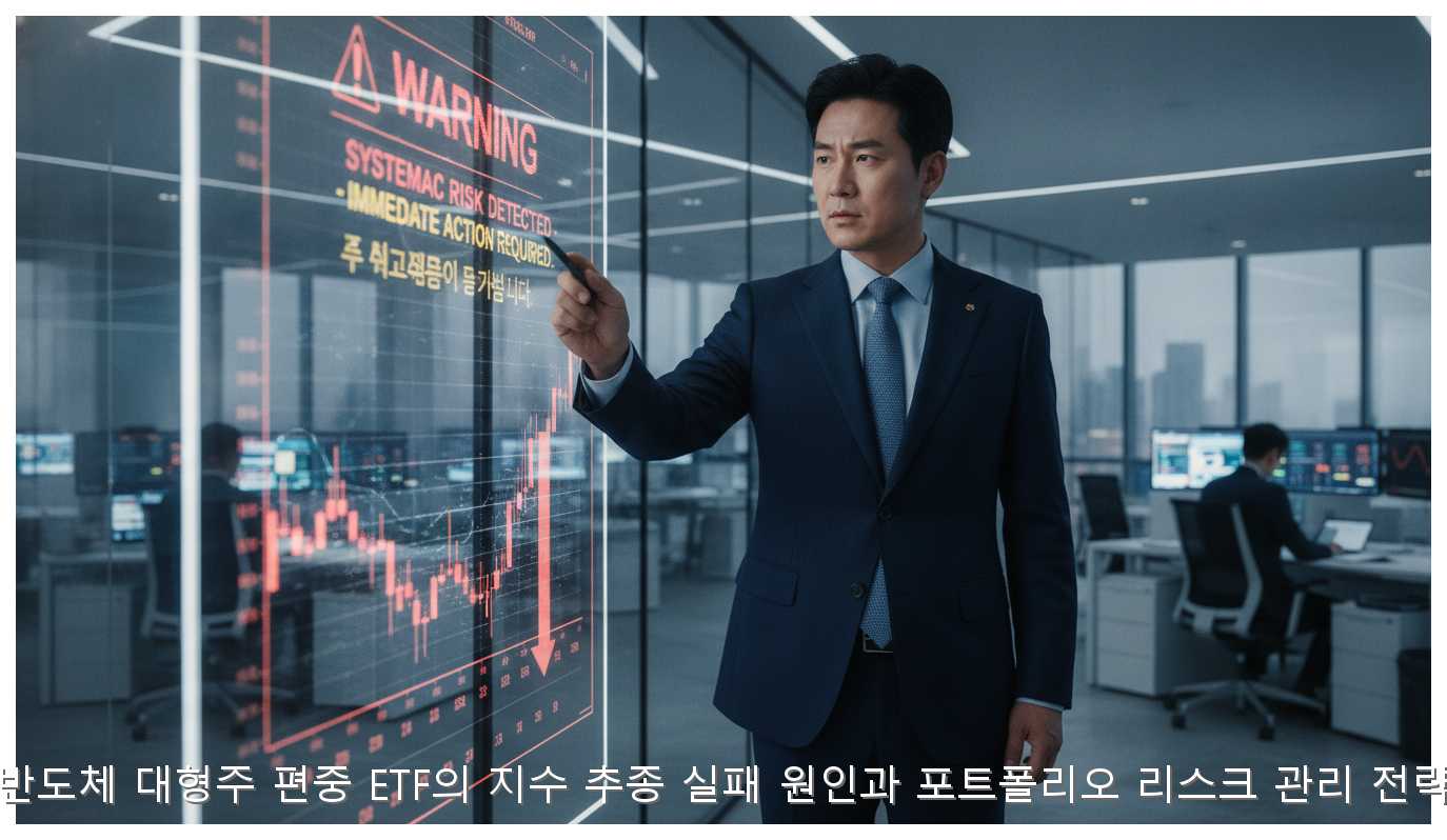반도체 대형주 편중 ETF의 지수 추종 실패 원인과 포트폴리오 리스크 관리 전략 핵심 안내 및 분석 인포그래픽 (8)