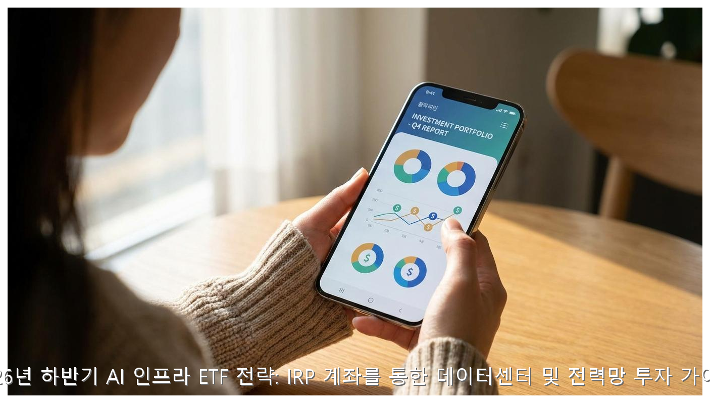 2026년 하반기 AI 인프라 ETF 전략: IRP 계좌를 통한 데이터센터 및 전력망 투자 가이드 핵심 안내 및 분석 인포그래픽 (8)