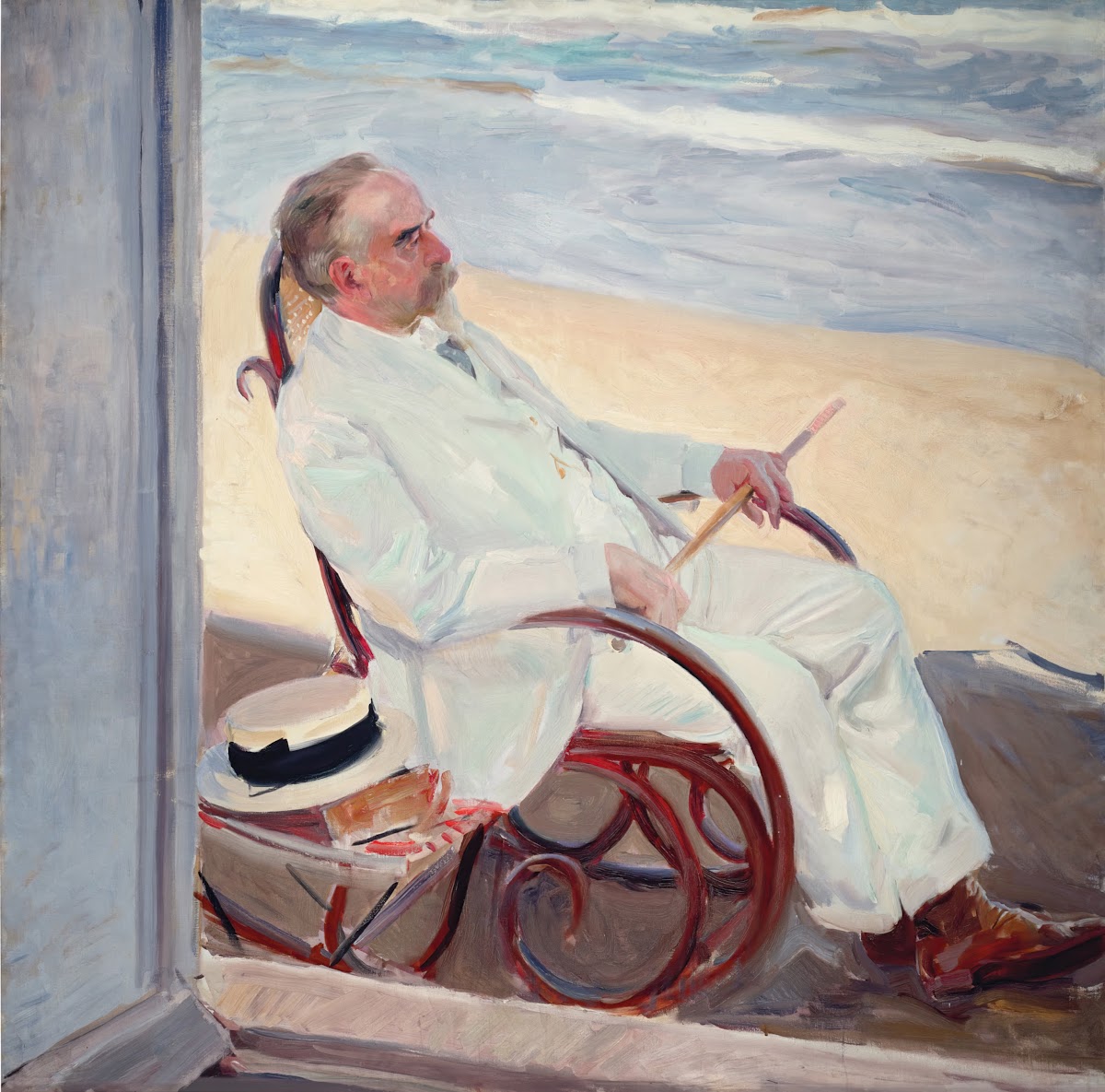 Antonio García at the Beach 1909
