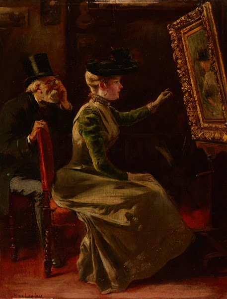In The Artists Studio 1890
