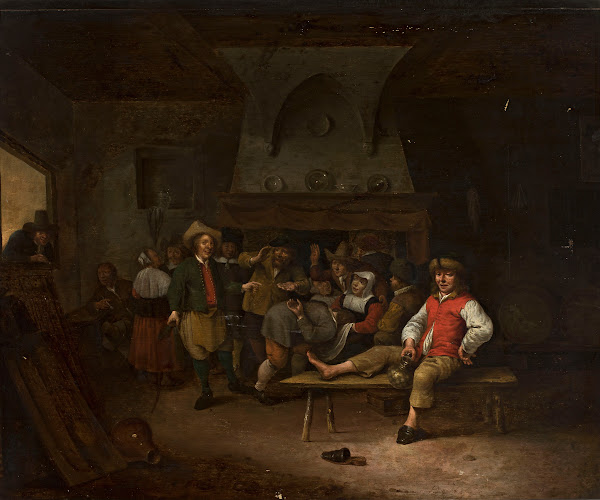 In the tavern playing Handjeklap 1656
