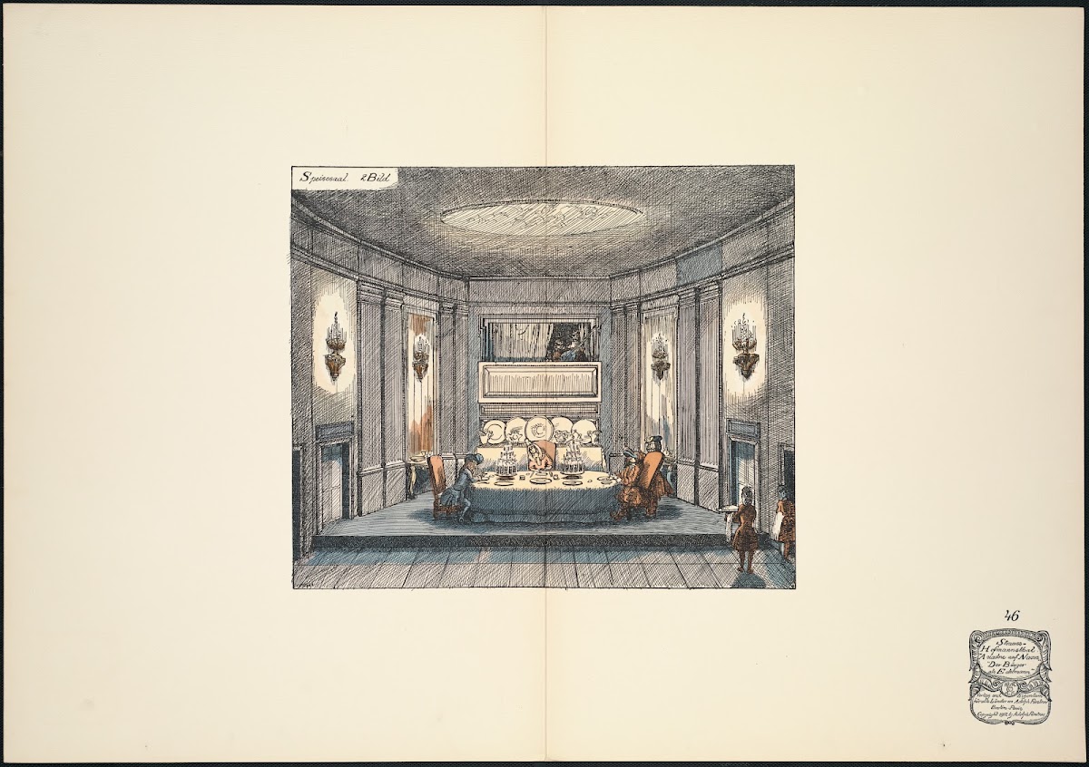 Speisesaal II Bild 1912