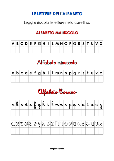 Anteprima della prima pagina: L'alfabeto