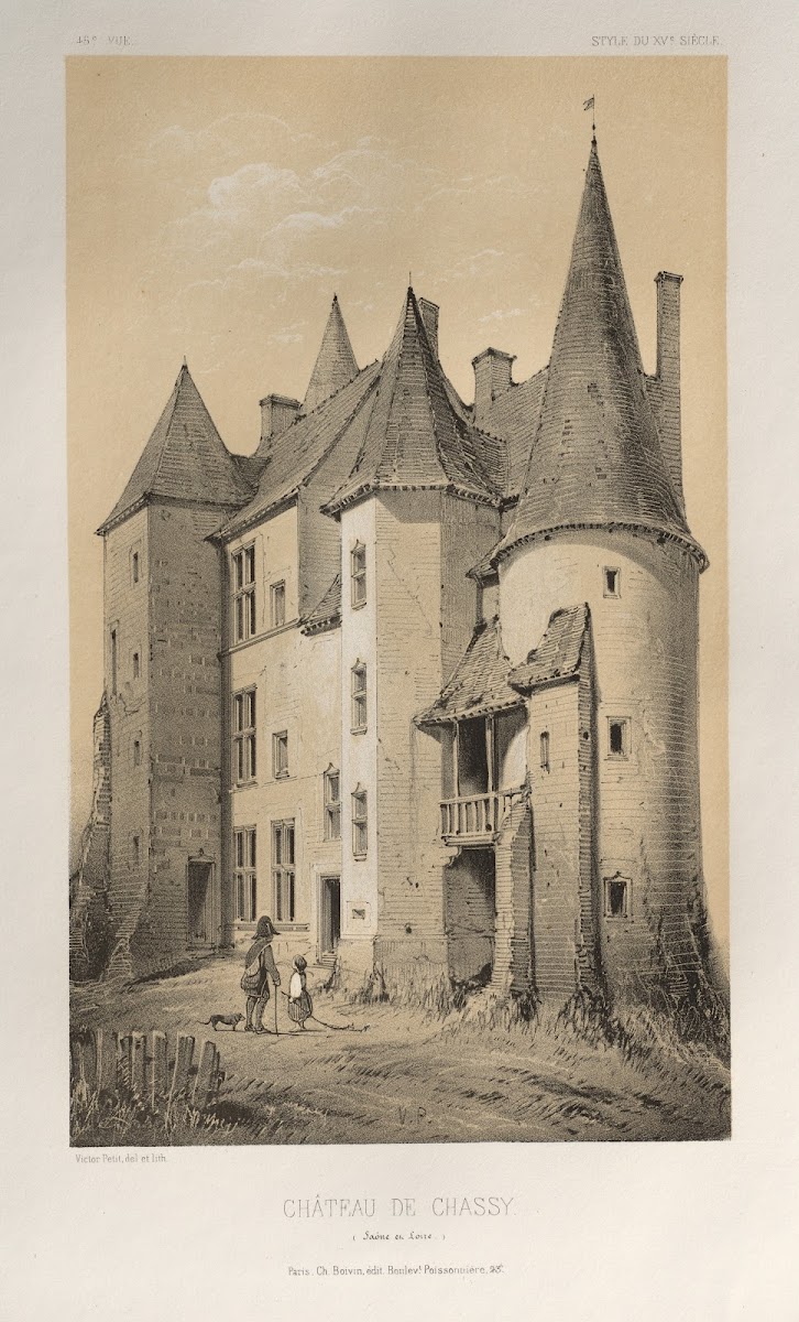 Château De Chassy Saône et Loire 1860