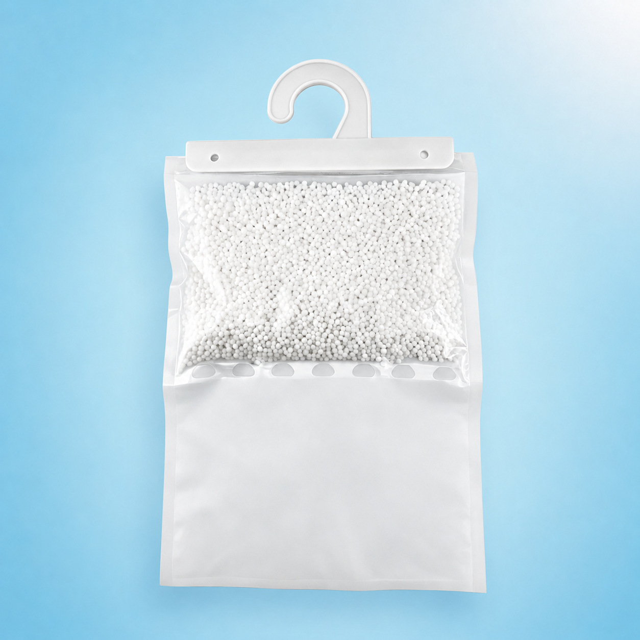 Dehumidifier bag with calcium chloride