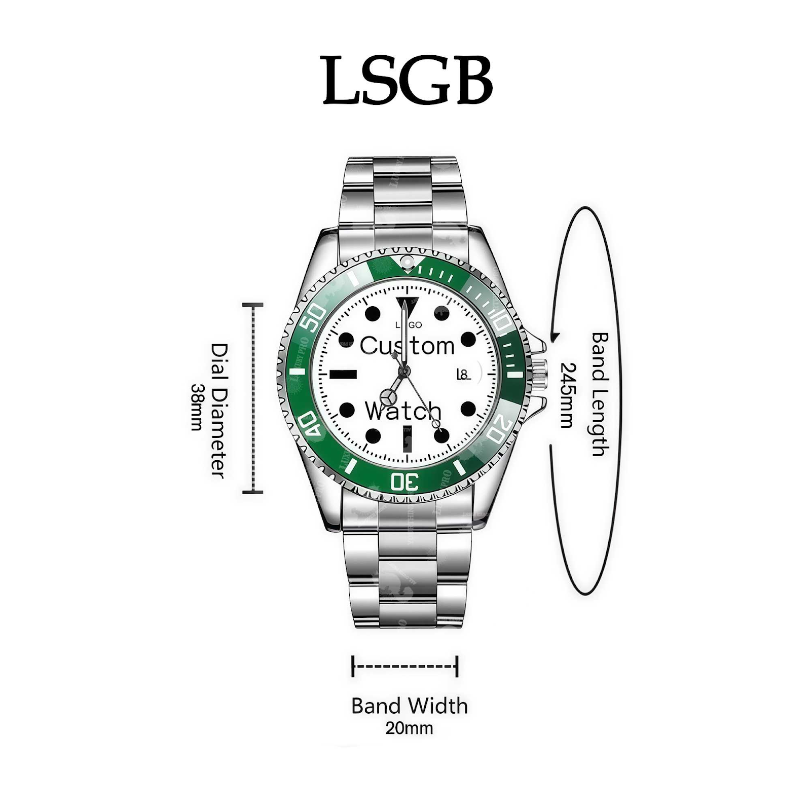 Green Gentle Man Watch