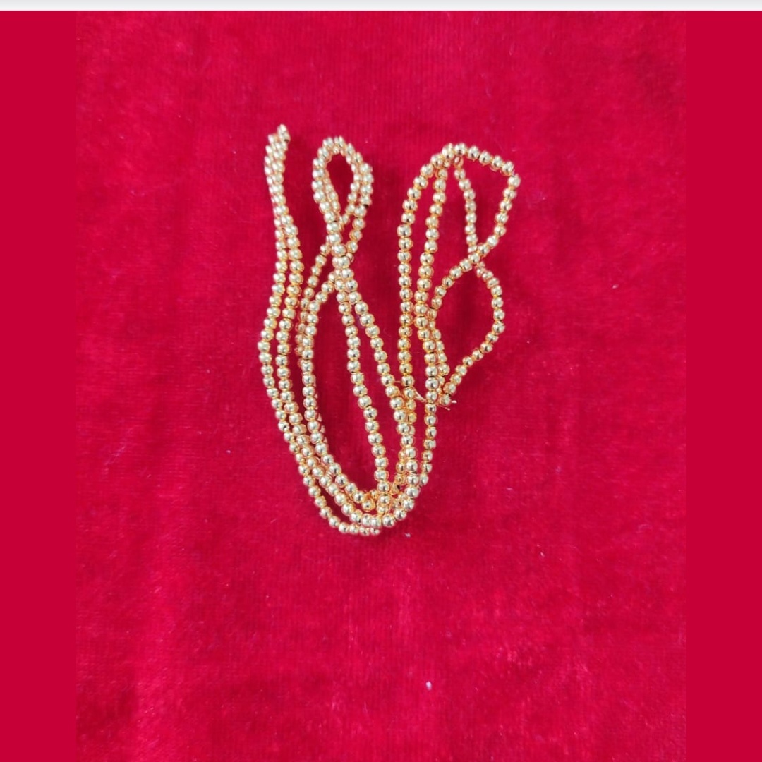 0mm plain gold plated-1 line