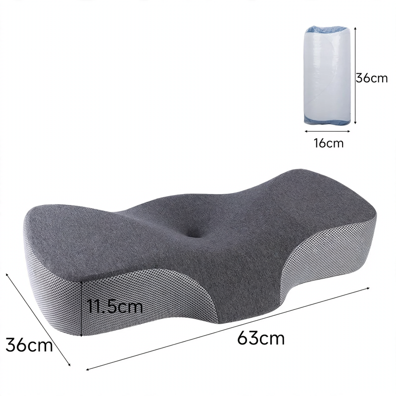 Butterfly-shaped neck pillow MJ8147 with dual core