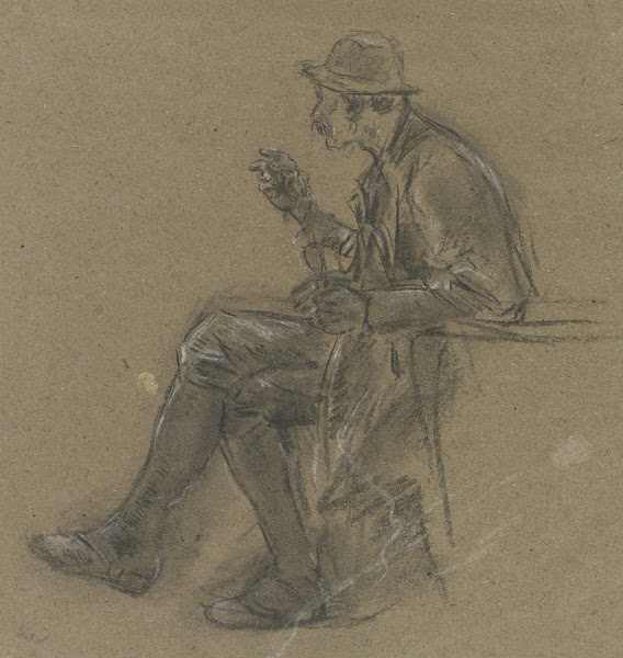 Hunter in knee breeches
