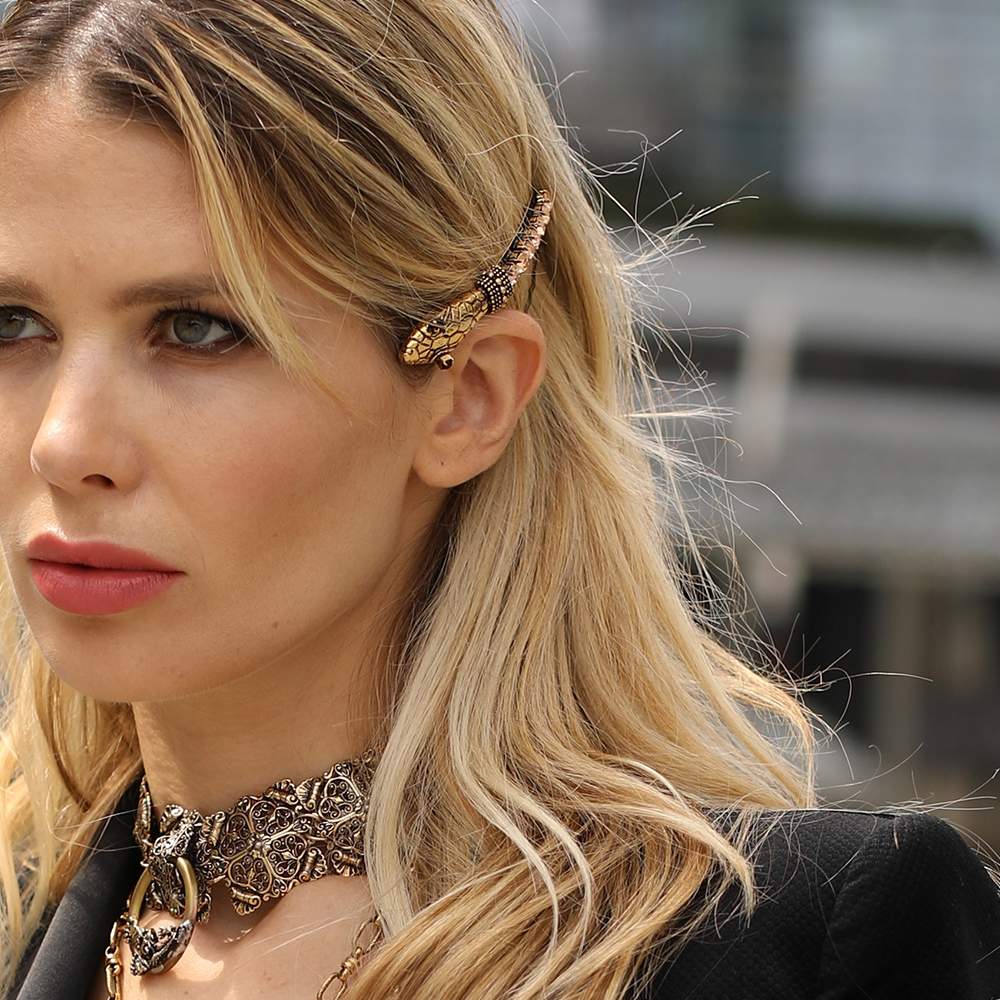 Заколка для волос ЗМЕЯ