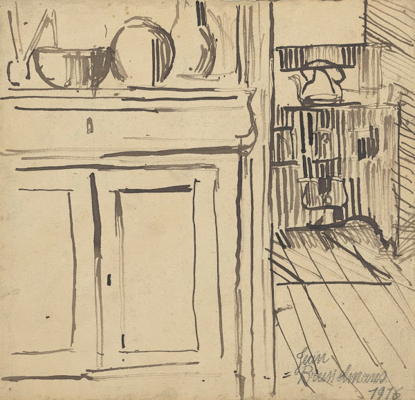 Interior of a house 1916