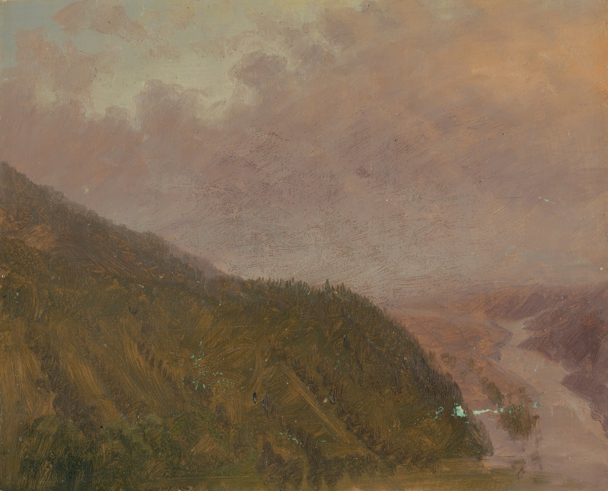Valley from top of a high hill Europe 186070