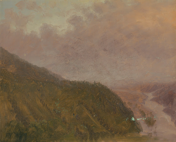 Valley from top of a high hill Europe 186070