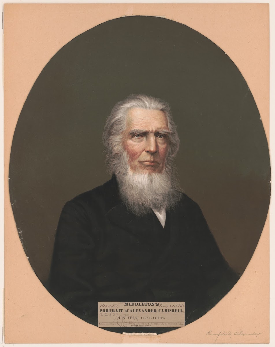 Portrait of Alexander Campbell 1862