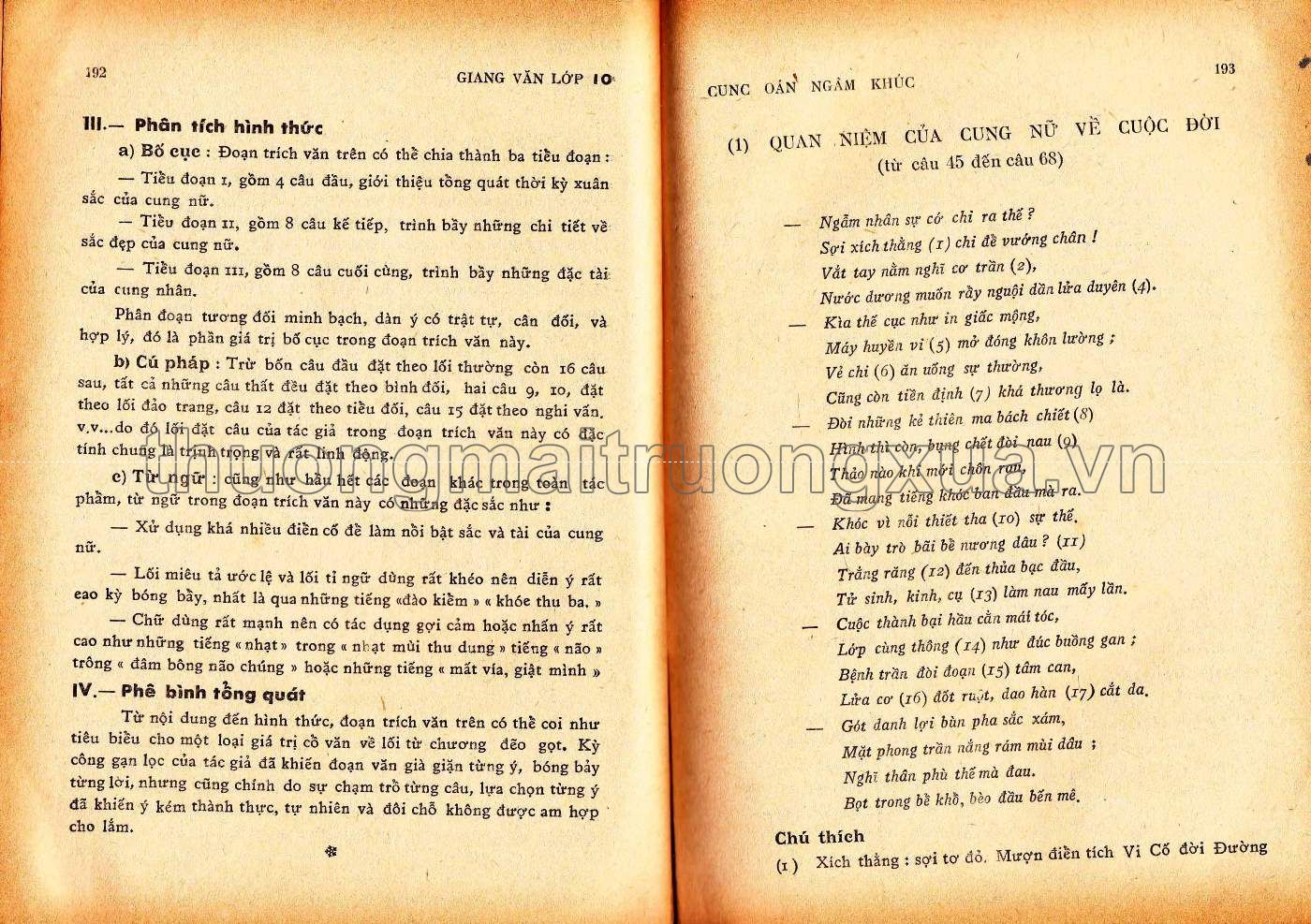 Giảng văn lớp 10 (1970) - Trang 96