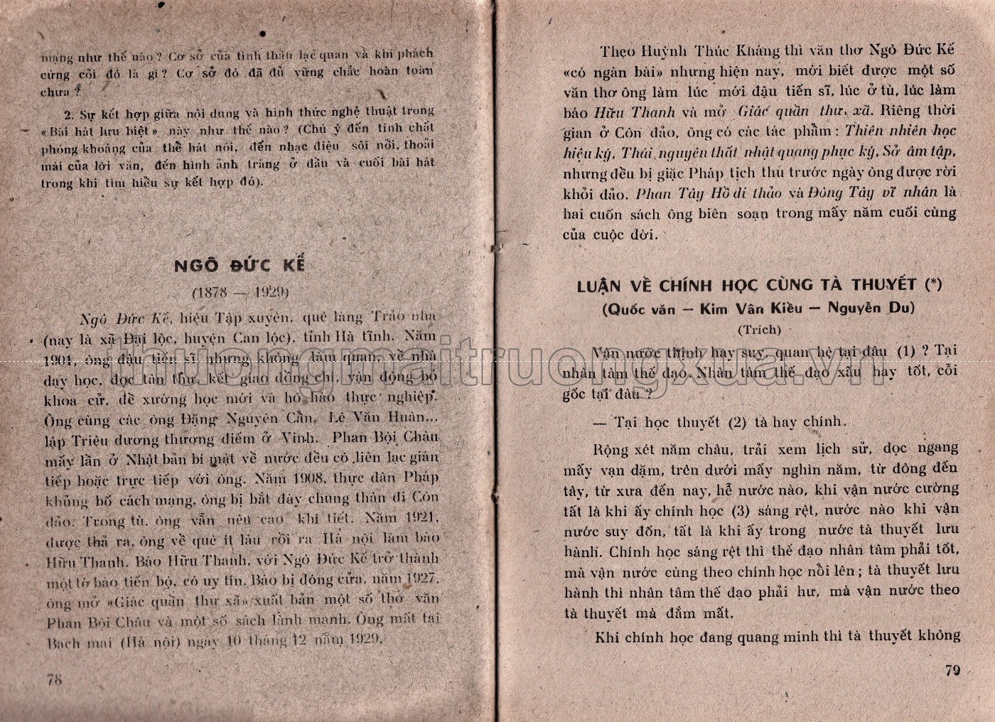 Văn học lớp 11 phổ thông (tập 2) - Trang 40