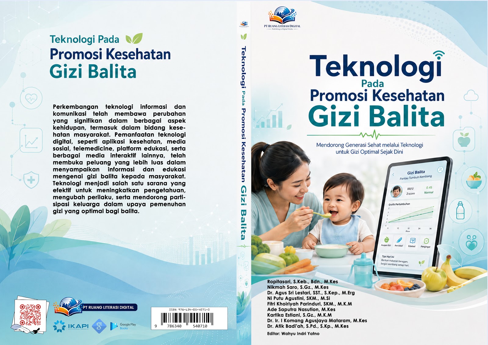 Cover depan Teknologi Pada Promosi Kesehatan Gizi Balita