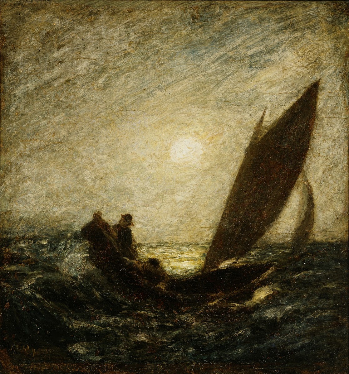 With Sloping Mast And Dipping Prow ca 1880 1885