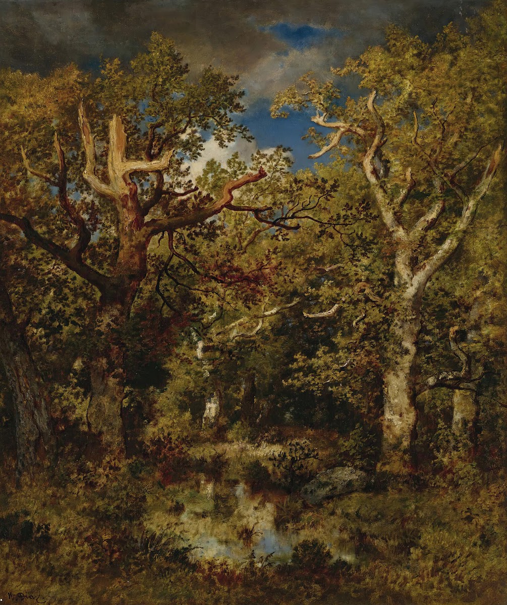 Mare En Fôret Chêne Demi Mort 1871