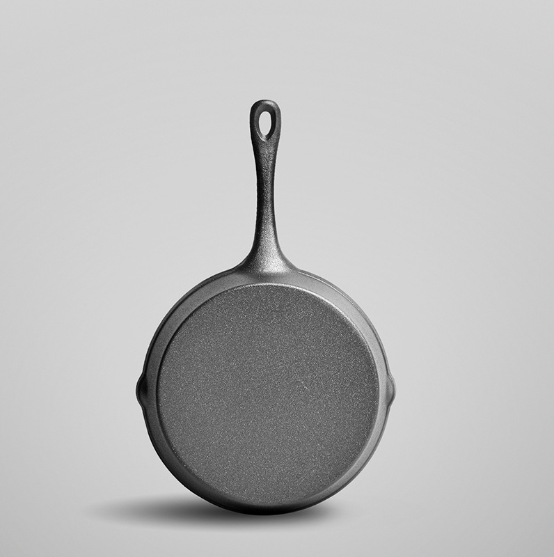 Cast Iron Frying Pan, Flat Bottom