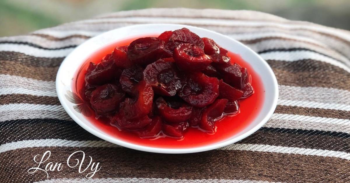 Mận ngâm đường phèn