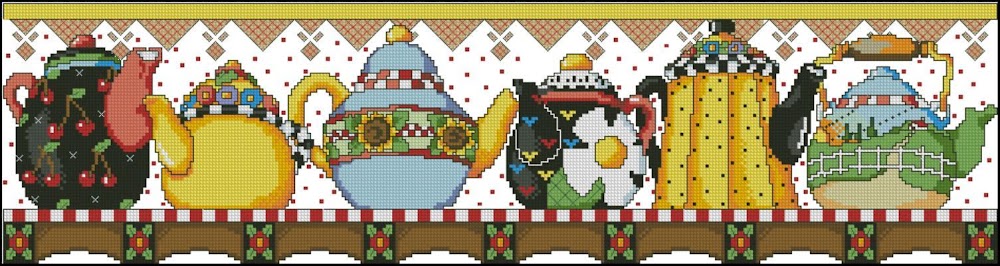 CMP 200124 Teapot Table Runner