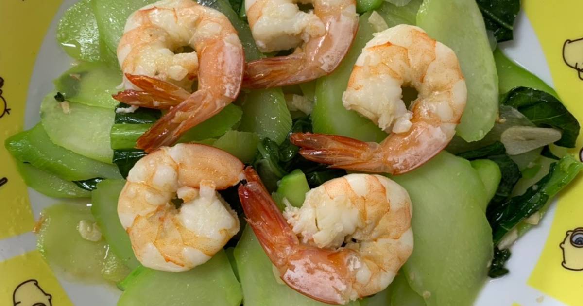 Cải Rổ Xào Tôm