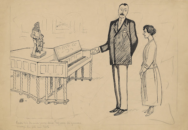 Among Other Things The Silver Wedding Couple Received A Bright Red Grand Piano A