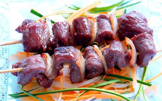 Thịt Xiên Xá Xíu