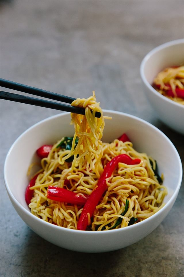 Mì Xào Ớt Chuông
