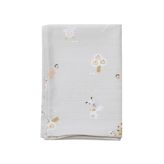 Пеленка Twins муслин однослойный 110х75 цвета в ассортименте Коровка