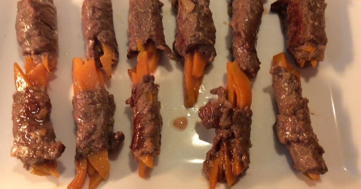 Bò cuốn bí đỏ
