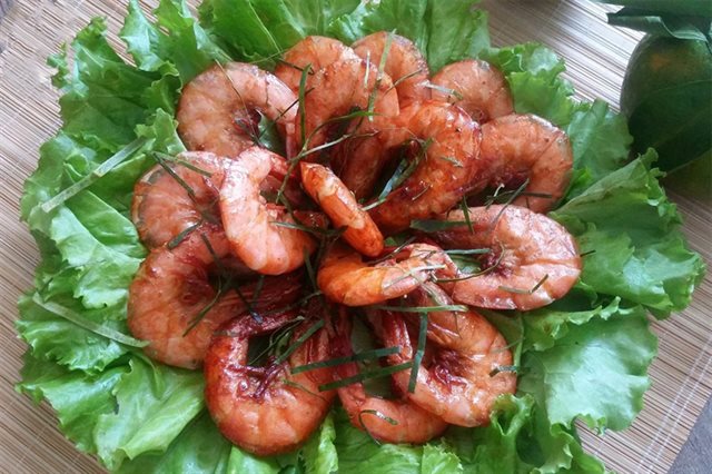 Tôm Rang Lá Chanh Thơm Lừng