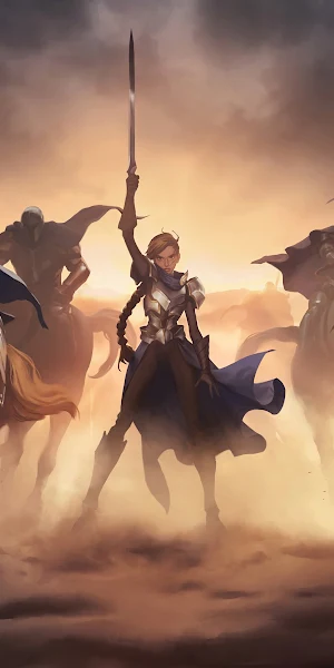 League Of Legends, Legends Of Runeterra, Fantasy Girl, Fantasy Art, Horse 4K Wallpaper Background