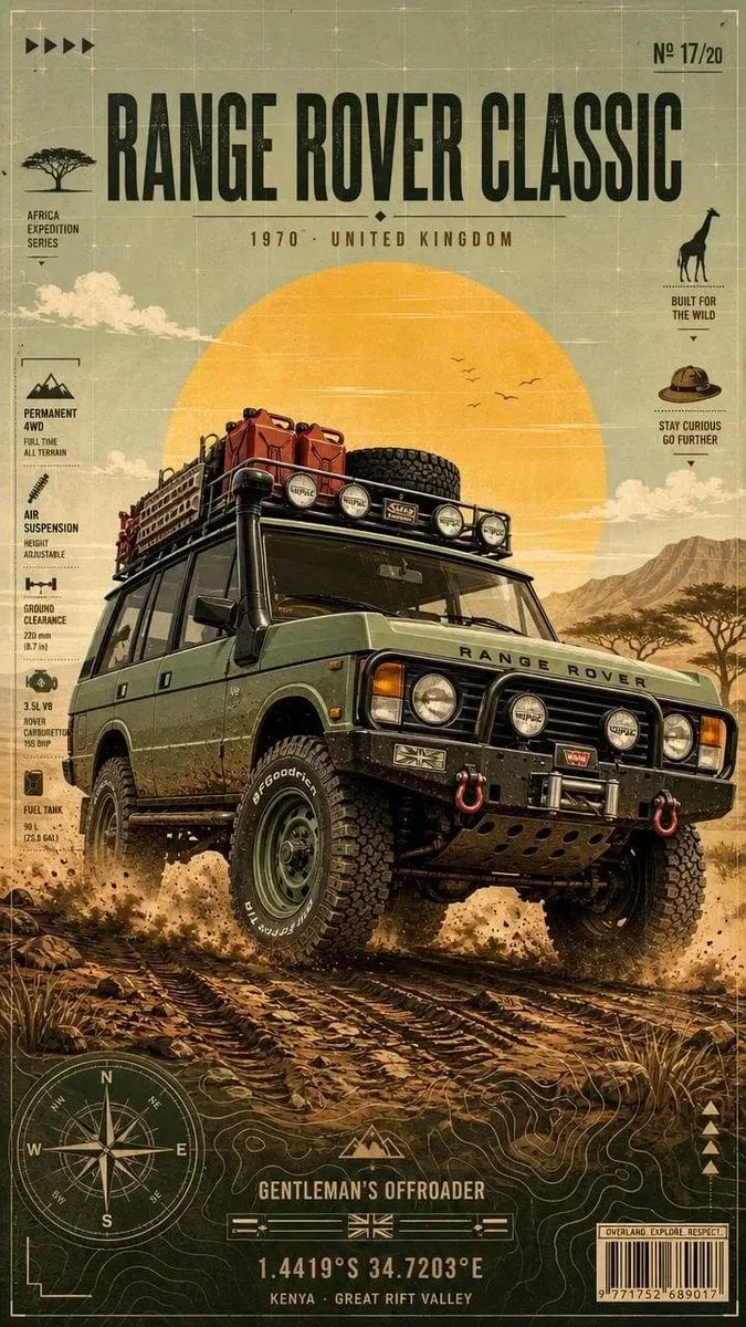 Expedición Overland Vintage Ultra Detallada