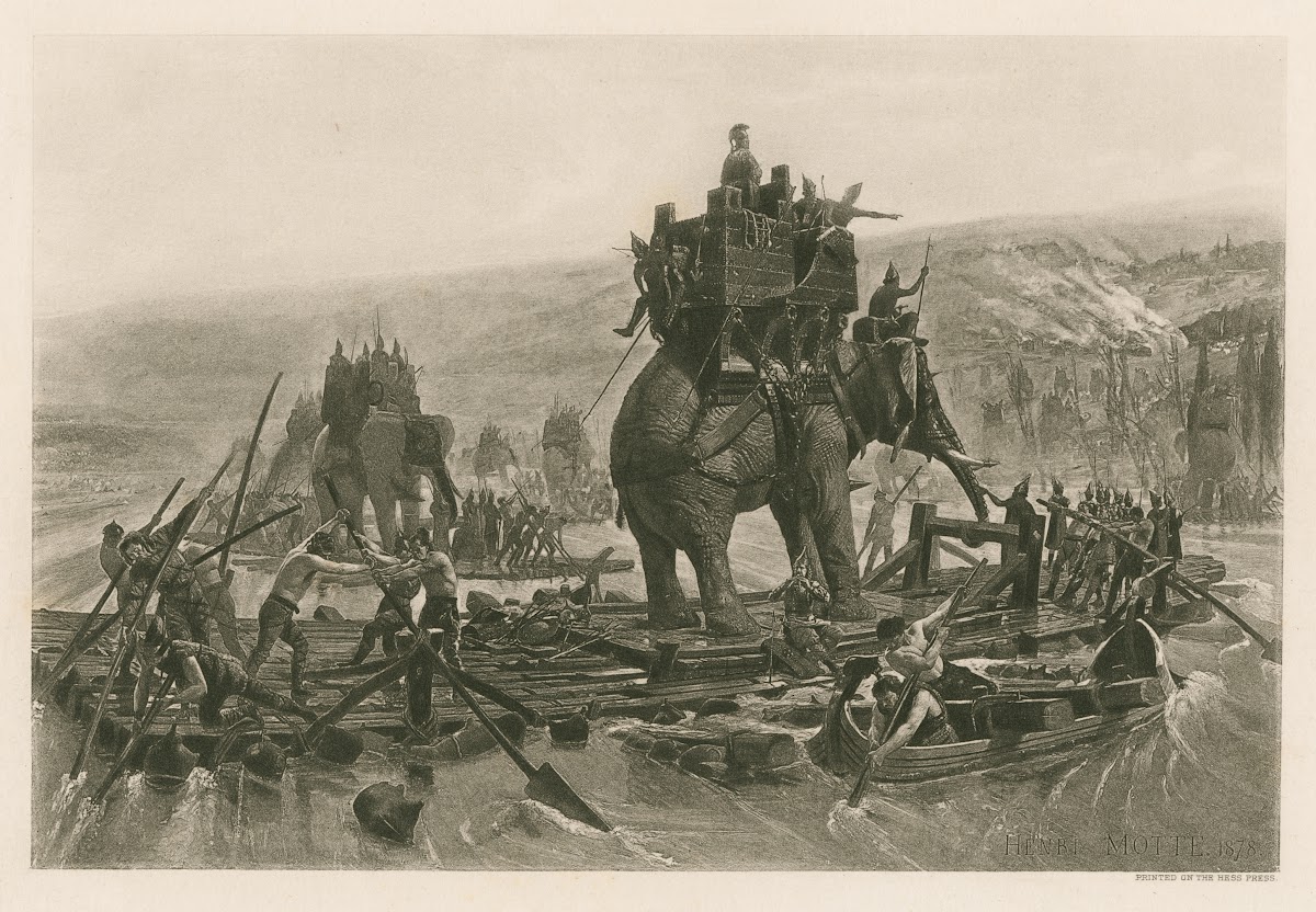 Hannibal Crossing The Rhone 1878 1894