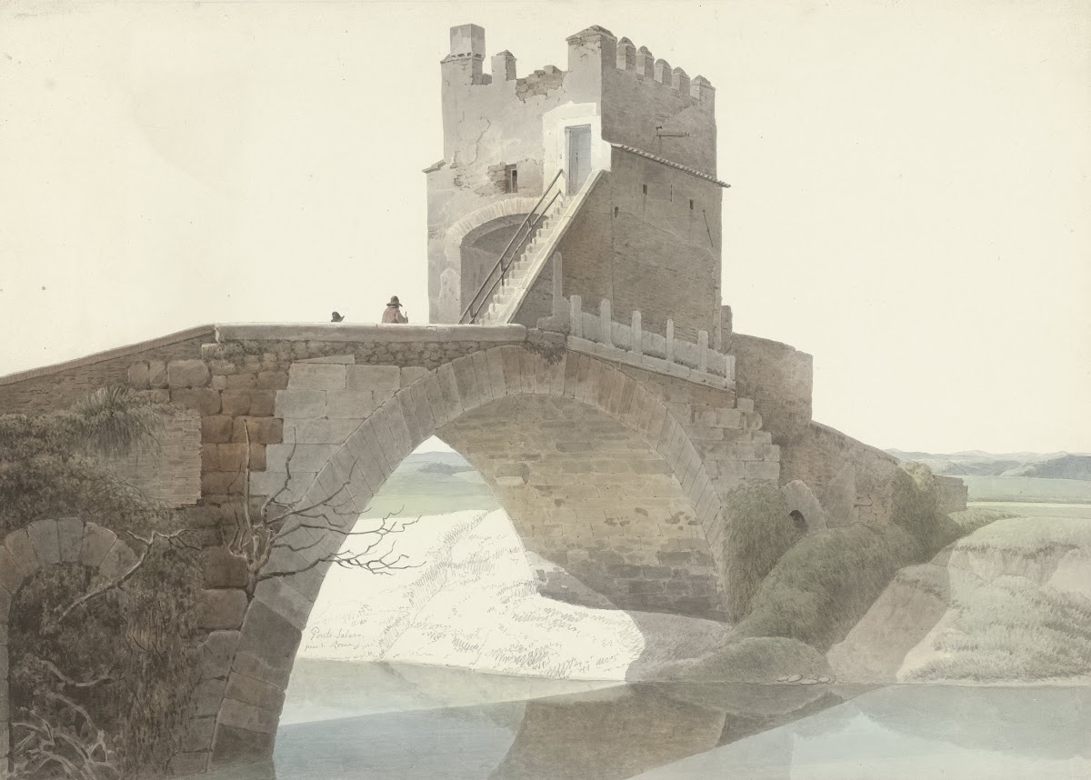 The Ponte Salario near Rome c 1809   c 1812