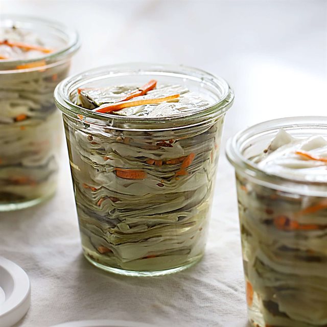 Bắp Cải Ngâm Chua Ngọt
