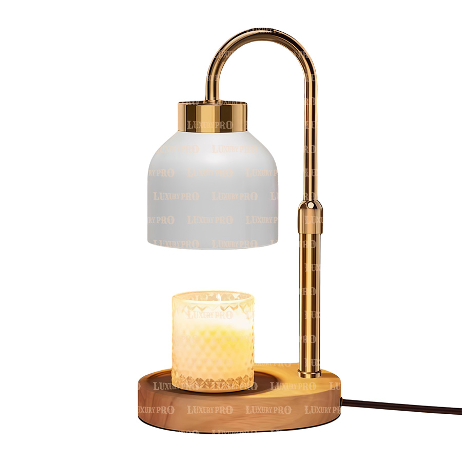 Wooden Base Wax Melting Lamp