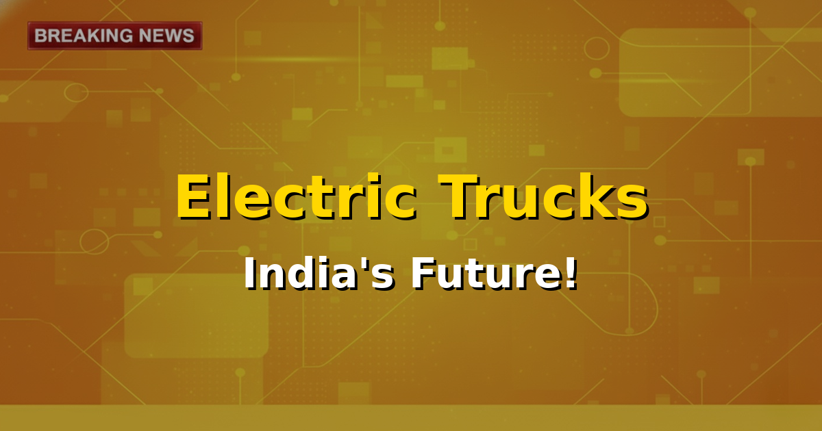 An electric truck charging at a station with 