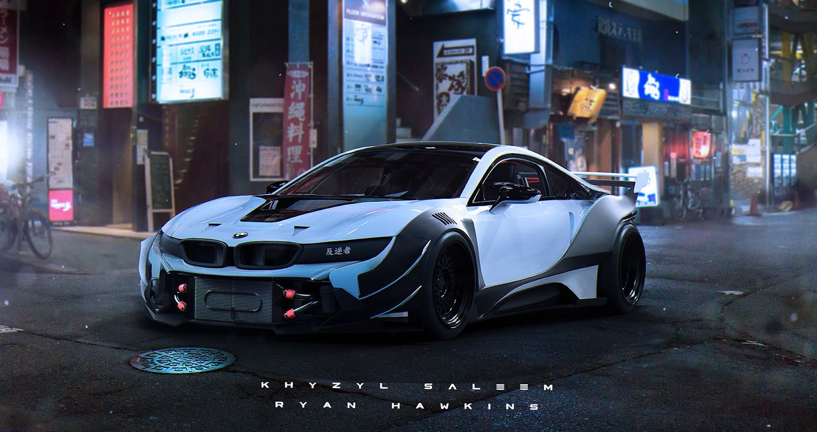 BMW i8 Tokyo Night Street