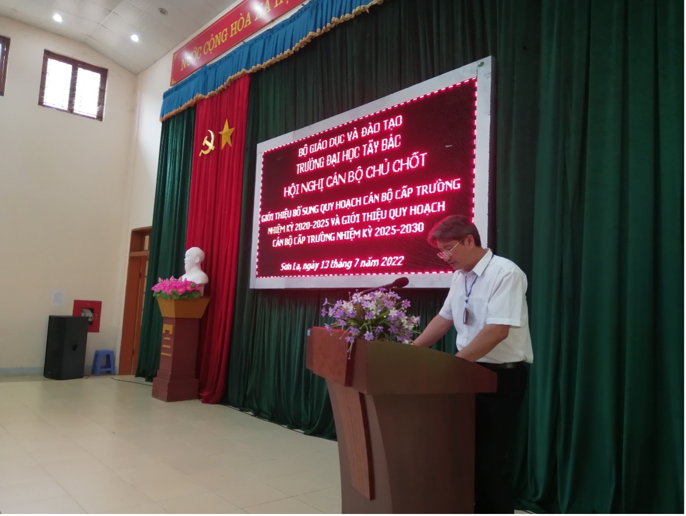 Trường Đại học Tây Bắc tổ chức Hội nghị cán bộ chủ chốt  lấy ý kiến phát hiện, giới thiệu nhân sự quy hoạch cấp Trường