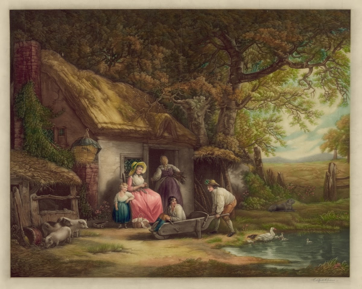 The Happy Cottagers 19th Century