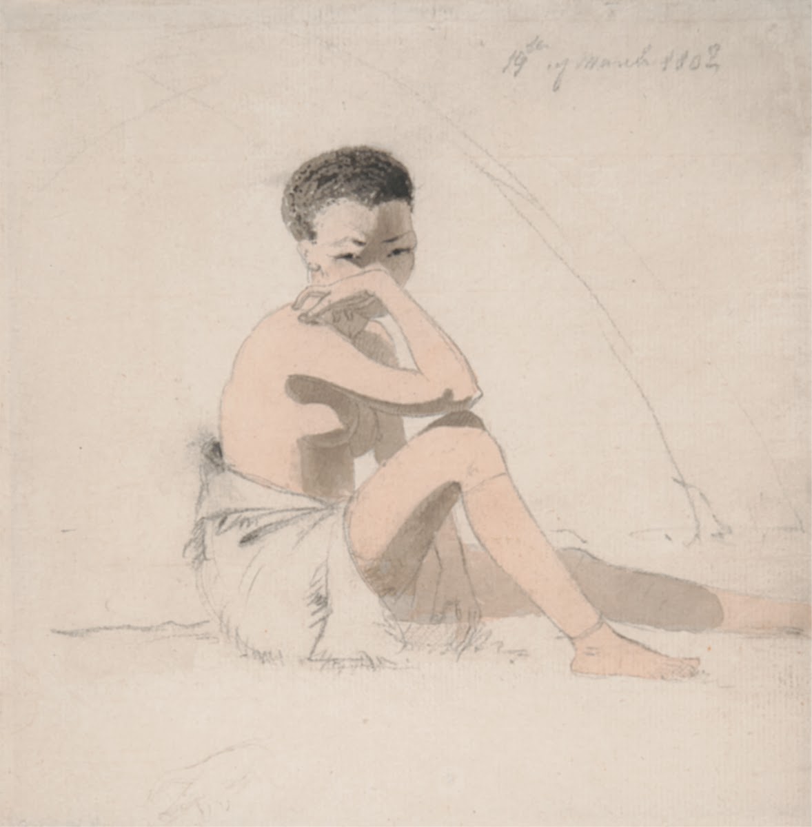 Korah Girl Seated 1802