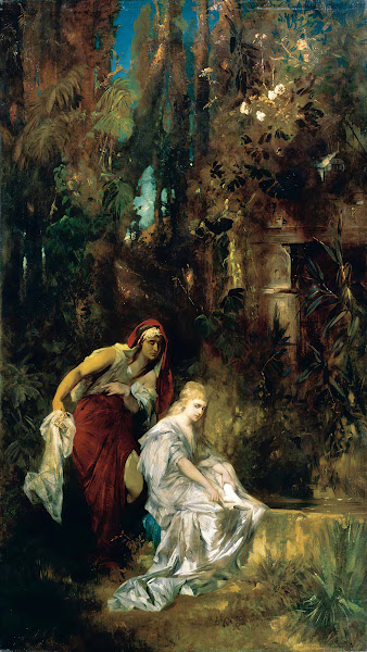 Snow White Receives The Poisoned Comb