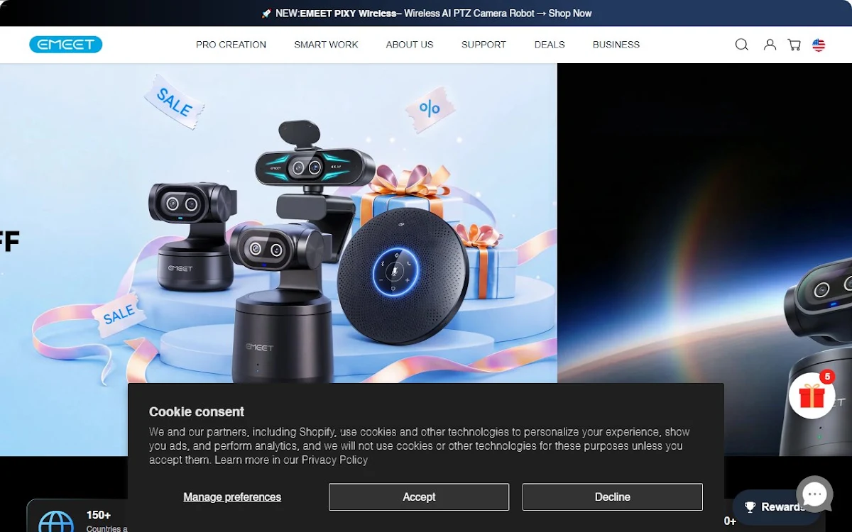 Captura de EMEET Meeting Capsule