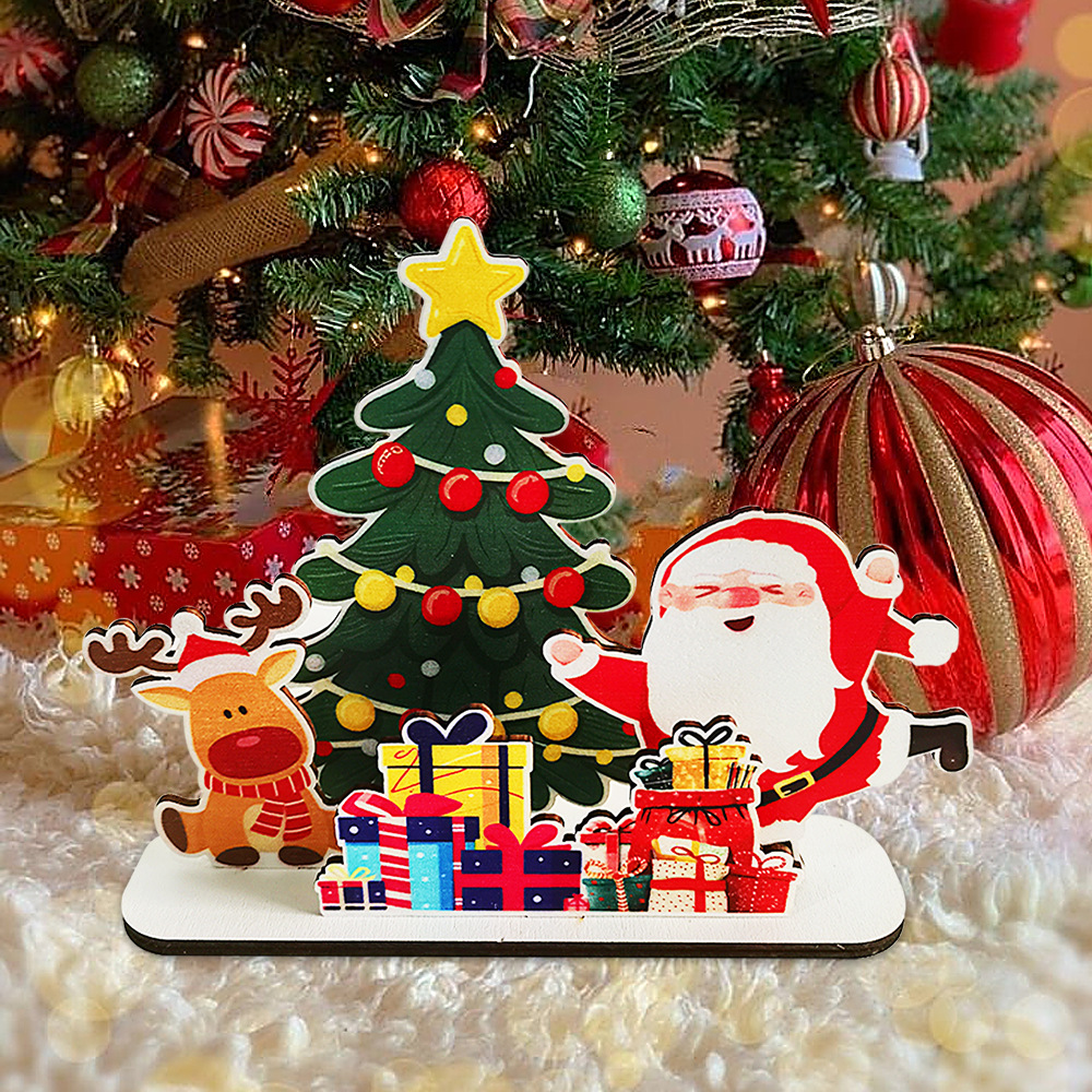 Holz-Weihnachtsfiguren zum Aufstellen