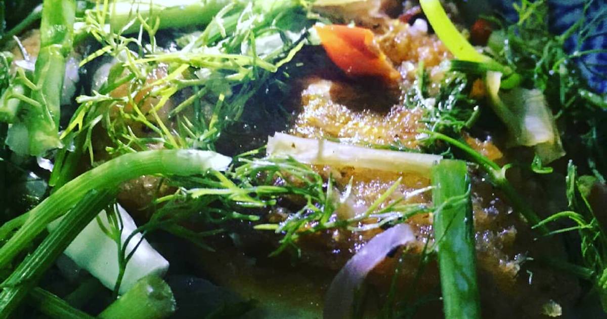 Cá diêu hồng om dưa chua