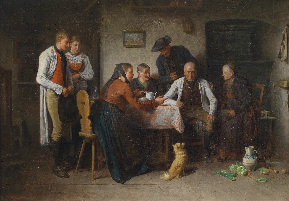 von Mahlheim Besuch des Brautwerbers 1882