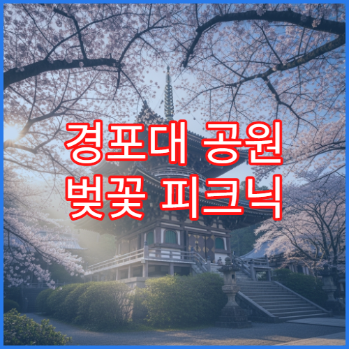 경포대 공원 벚꽃 피크닉 3월 매트 대여 위치와 팁